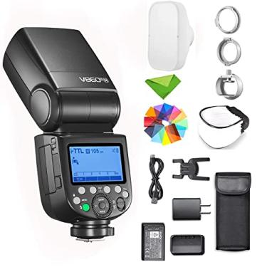 Imagem de Godox V860III-N Flash para câmera Nikon Flash Speedlite Speedlight com difusor de flash Godox ML-CS1625, luz de modelagem LED de 10 níveis para Nikon (V860II-N atualizado)