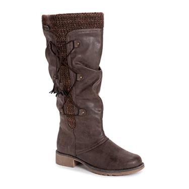 Imagem de MUK LUKS Lukees Bianca Beverly Botas Femininas, Marrom, 9.5