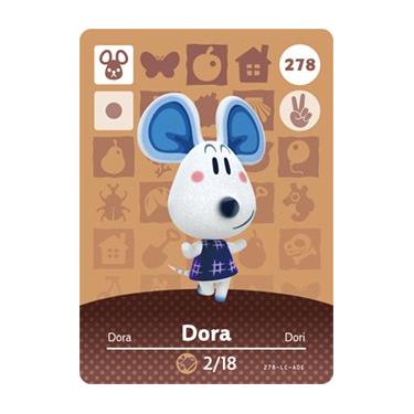 Imagem de Dora - Nintendo Animal Crossing Happy Home Designer Amiibo Card - 278