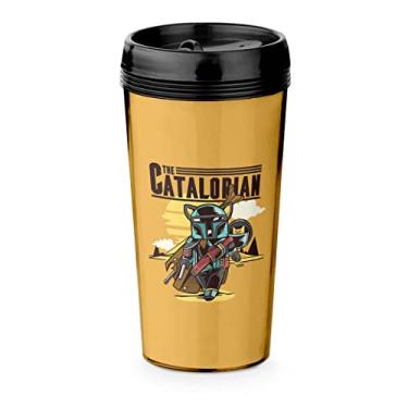 Imagem de Copo Viagem 520ml Catalorian Mandalorian Geek Nerd