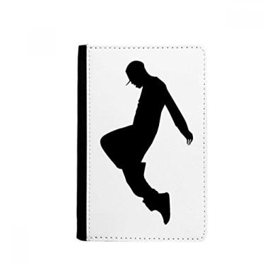 Imagem de Suporte de passaporte esportivo para dançarino pulando hip hop notecase burse carteira capa porta-cartão, Multicolor