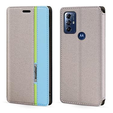 Imagem de Capa para Motorola Moto G Play 2023, capa flip de couro com fecho magnético multicolorida com porta-cartão para Motorola Moto G Play Gen 2 (6,5 polegadas)