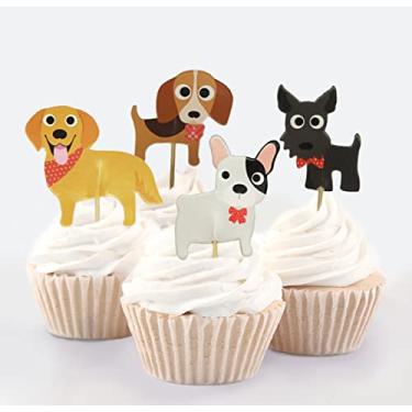 Imagem de 24 capotas e embalagens para cupcakes para cães - Red Fox Tail ™
