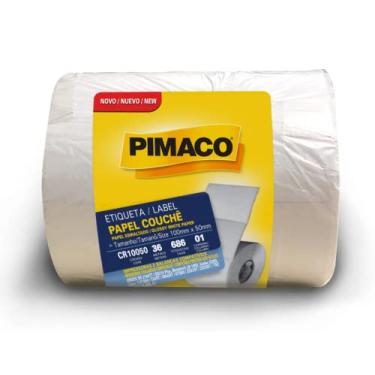 Imagem de Pimaco Etiqueta adesiva couche 100mmx50mm