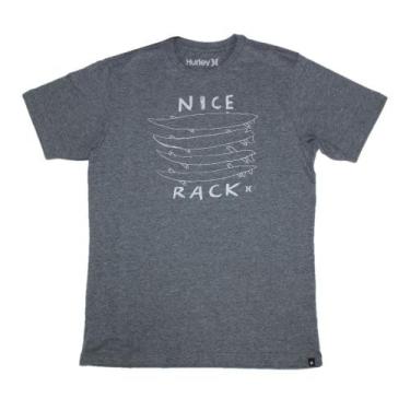 Imagem de Camiseta Hurley Nice Rack Juvenil - Cinza