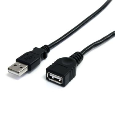 Imagem de StarTech Cabo de extensão USB A macho para USB A fêmea de 3 metros, preto USBEXTAA10BK