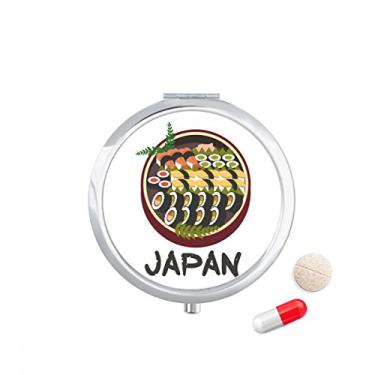 Imagem de Porta-comprimidos tradicionais japoneses saborosos para sushi, caixa de armazenamento de remédios