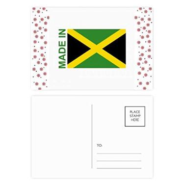 Imagem de Cartão postal Made in Jamaica Country Love Christmas Flower Celebration Cartão postal Blessing Mailing Card