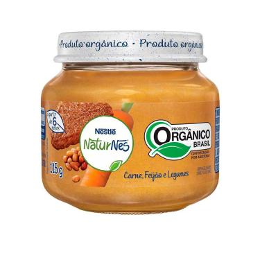 Imagem de Papinha Orgânica Nestlé Naturnes Carne, Feijão e Legumes com 115g 115g