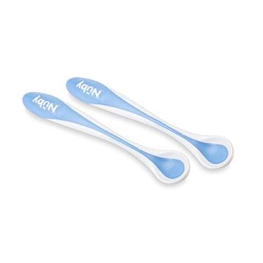 Imagem de Nuby Kit Colheres Termossensiveis Azul