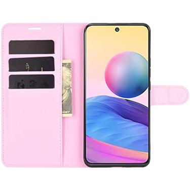 Imagem de Capa Capinha Carteira 360 Para Xiaomi Redmi Note 10 com Tela de 6.43" Polegadas Case Couro Flip Wallet (Rosa)
