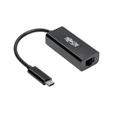Imagem de Tripp Lite Adaptador USB C para Gigabit Ethernet USB Tipo C para Gbe Thunderbolt 3 compatível com USB-C 10/100/1000 (U436-06N-GB)