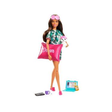 Boneca Cabeça Busto Barbie Com Acessórios P/ Pentear Maquiar 21 Peças em  Promoção é no Buscapé