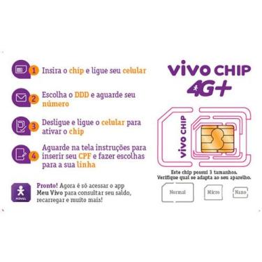 Imagem de Chip Triplo Corte Vivo 4G - Cobertura Nacional