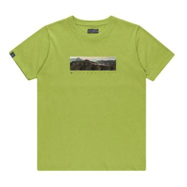 Imagem de Camiseta Manga Curta Infantil Lamon Verde Pistache