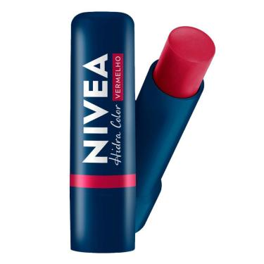 Imagem de Protetor Labial Nivea 2 Em 1 Hidra Color Vermelho 4,8g