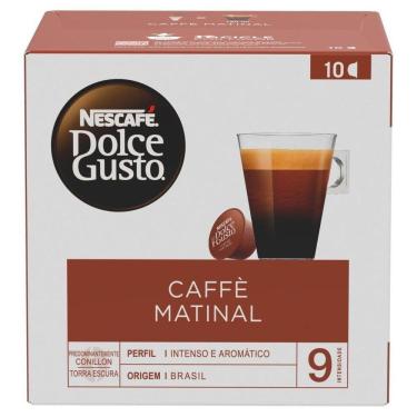 Imagem de Capsula Nescafe Dolce Gusto Cafe Matinal, 10 Saches Nova Embalagem