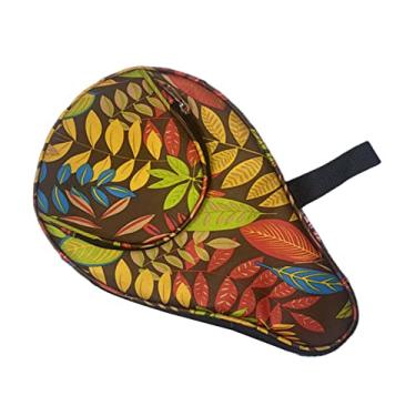 Imagem de UGPLM Capa de raquete de tênis de mesa ao ar livre resistente bolsa de armazenamento de tênis de mesa reutilizável bolso raquete esportes profissionais para, AMARELO