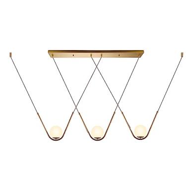 Imagem de PENDENTE OSCAR DE METAL e VIDRO DOURADO E BRANCO