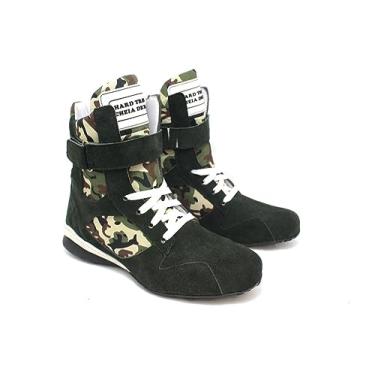 Imagem de Botinha Fitness Tênis Feminino Cano Alto Bota de Academia Crossfit Treino Musculação Dança