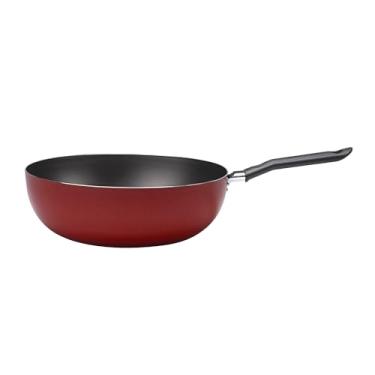 Imagem de Frigideira Wok Em Alumínio Antiaderente 24cm 2,30l Fun Colors Cereja - Brinox 7232358