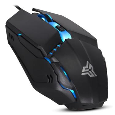 Imagem de Mouse Gamer Anúbis Sensor Laser Óptico 1200dpi Led Rgb Colorido Ultra Leve 4 Botões Profissional Ambidestro com Fio Usb para Pc Computador Notebook Mac Xbox Series One S X e PS4 PS5