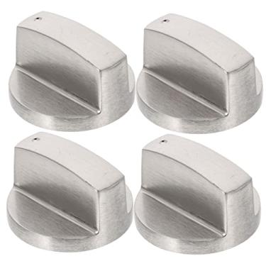 Imagem de Uonlytech 4 Peças Botão De Fogão Botão De Discagem Botão De Forno Botão De Substituição Botão De Fogão A Gás Botão De Queimador Superior Queimador Konobs Fogão Kno Liga De Zinco Universal