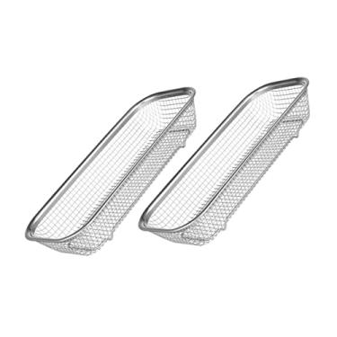 Imagem de UKCOCO 2 Peças Cesta De -Louças Cesta De Talheres Suporte De Utensílio De Bancada Cozinha Tigela De -Louças Cesta De Armazenamento De Metal Cesta De Utensílio De -Louças