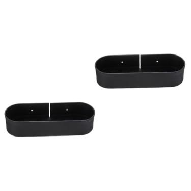 Imagem de Zerodeko Prateleira De Parede De Canto Preto 2 Peças Prateleira De Parede Para Banheiro...