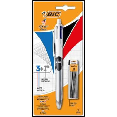 Imagem de Caneta Esferógráfica Bic 4 Cores + Lap+ Graf 0.7 MM