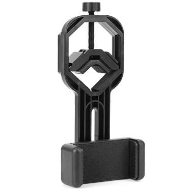 Imagem de ASHATA Suporte de celular para telescópio, adaptador universal para celular, suporte para smartphone, clipe compatível com binóculos, monóculos, microscópios, telescópios astronômicos, microscópios,