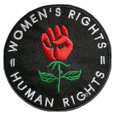 Imagem de CHBROS Remendo bordado de direitos humanos aplique de ferro/costura em remendos para roupas, jaquetas, camisetas, mochilas..