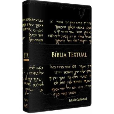 Imagem de Biblia Textual - Luxo Preta - Bv Films Biblia