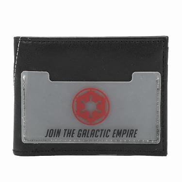 Imagem de Bioworld - Carteira masculina dupla preta Star Wars Join The Dark Side, Multicolorido., OSFA
