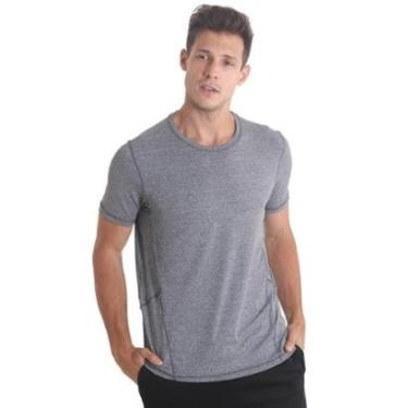 Imagem de Camiseta Líquido com Recortes Frontais Essencial Masculina-Masculino
