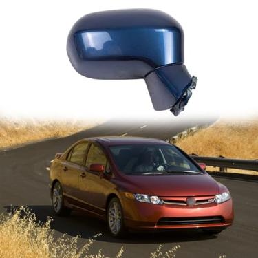 Imagem de Conjunto de espelho lateral do passageiro adequado para Honda CIVIC 2006 2007 2008 2009 2010 2011 Honda CIVIC Espelho retrovisor de carro ajuste de lente de substituição
