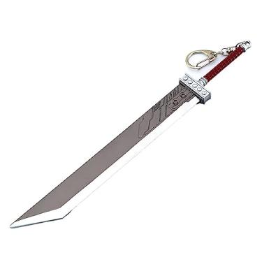 Imagem de Superbuybox Final Fantasy 16 artes marciais arma espada coleção jogo mesa decoração quarto mochila pingente presente, Cloud Strife's "Buster Sword" Cloud Sword, Middle