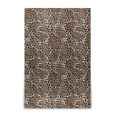 Imagem de Cobertor ultramacio, estampado moderno, leopardo ou jaguar, cobertor de outono de microfibra, adulto, crianças, cadeira, sofá, quarto, manta de flanela 152 x 238 cm