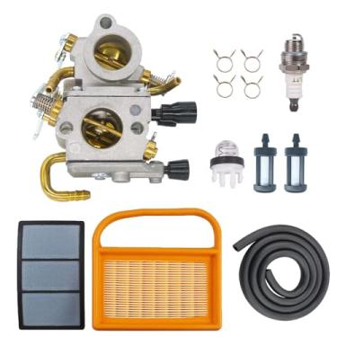 Imagem de Carburionix Kit de carburador TS420 TS410 para serra de corte de concreto Stihl TS410Z TS420Z C1Q-S118 C1Q-S118D substitui peças 4238 120 0600 4238-120-0600 carburador