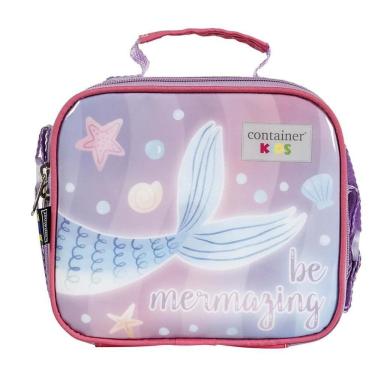Imagem de Lancheira Térmica Dermiwill Container Kids Soft Sereia Rosa