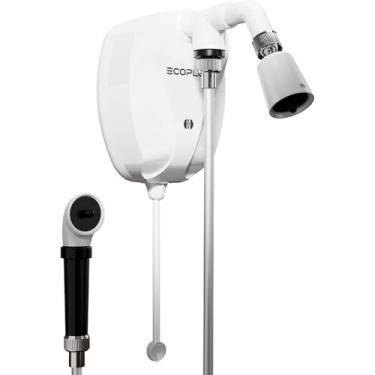 Imagem de Ducha Elétrica Chuveiro Kdt Eco Plus Chuveirinho Mangueira 7500w 220v Super Jato Branco