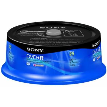 Imagem de Sony 25DPR47RS4 DVD+R gravável (eixo de 25 discos)