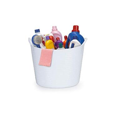 Imagem de Cesto 30L Flexível Multiuso Redondo Arthi Branco