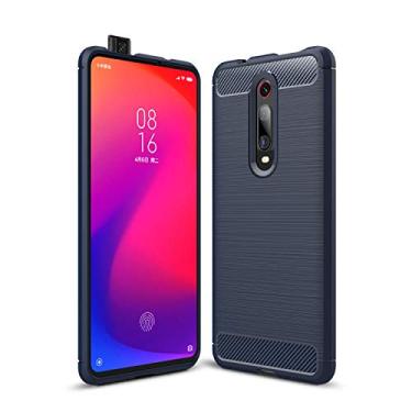 Imagem de CruzerLite Capa compatível com Xiaomi Mi 9T, compatível com Xiaomi Mi 9T Pro, capa traseira anti-arranhões e absorção de choque para Xiaomi Mi 9T /9T Pro (azul)