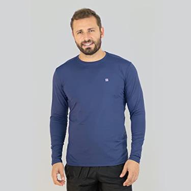 Imagem de Uvline Camiseta Uvpro Manga Longa, P, Marinho