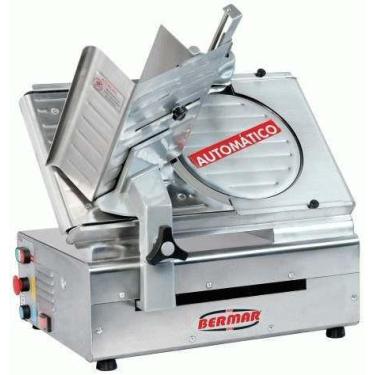 Imagem de Cortador Fatiador de Frios Automático Lamina 300 BM18 -Inox Bermar