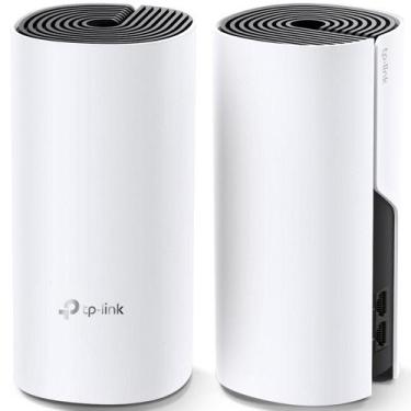 Imagem de Roteador TP-Link DECO M4 Kit C/2 Mesh Archer AC1200 Gigabit Dual Band,