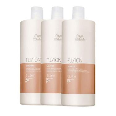 Imagem de Kit 3 Shampoo Fusion 1L - Wella Professionals