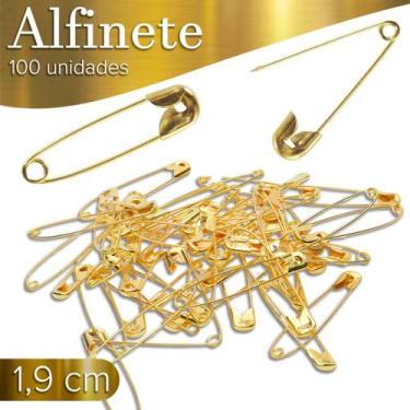 Imagem de Alfinete De Segurança 000 Ouro - Pacote Com 100 Unidades - Nybc
