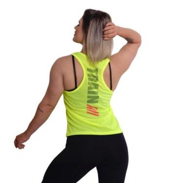 Imagem de Regata Feminina Dry Furadinho Fitness Academia - FRV Moda Fitness, Ama